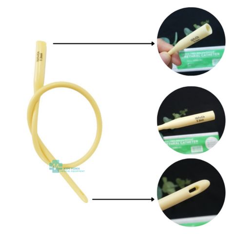 Dây Truyền Silicone GREETMED® Thải Độc Đại Tràng - Catheter Urethral Ống Thông Tiểu Nelaton Mềm, An Toàn và Êm Dịu