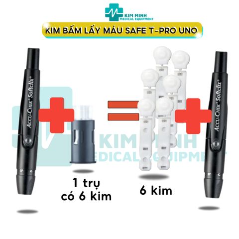 Hộp 24 Kim Lấy Máu ACCU-CHEK® FastClix - Kim Chích Máu Tiểu Đường Dùng Cho Máy Đo Đường Huyết ACCU-CHEK® Guide & Performa