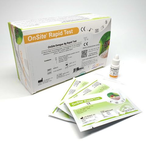 Que Test Nhanh Sốt Xuất Huyết Dengue NS1 CTK Mỹ - Hộp 30 Test, Phát Hiện Nhanh Bệnh Sốt Xuất Huyết, HSD 2027