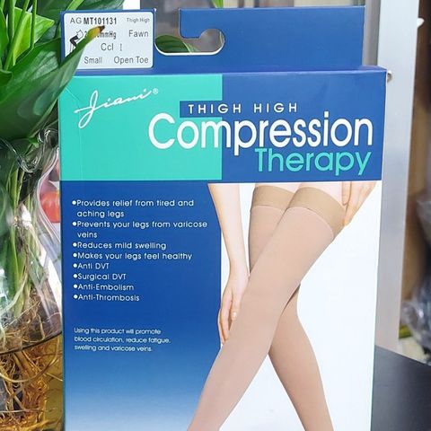 Vớ Y Khoa Đùi Jiami - Tất Điều Trị Suy Giãn Tĩnh Mạch, Chống Khuẩn, Thiết Kế Thời Trang, Phòng Ngừa Huyết Khối, Giao Hỏa Tốc 30p