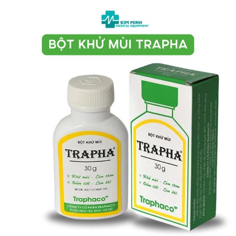 Bột và Xịt Khử Mùi Trapha - Ngăn Tiết Mồ Hôi Chân, Nách, Giữ Khô Thoáng, Thơm Mát - Sản Phẩm Việt Nam Chất Lượng