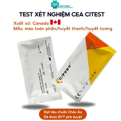 Que Thử Ung Thư Trực Tràng CEA Citest - Kit Test Ung Thư Với Dụng Cụ Kèm Theo, Huyết Thanh Toàn Phần, Dễ Sử Dụng
