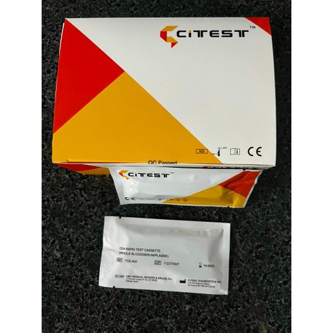 Que Thử Ung Thư Trực Tràng CEA Citest - Kit Test Ung Thư Với Dụng Cụ Kèm Theo, Huyết Thanh Toàn Phần, Dễ Sử Dụng