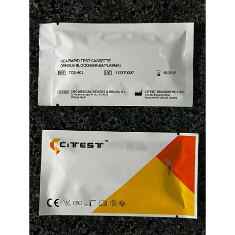 Que Thử Ung Thư Trực Tràng CEA Citest - Kit Test Ung Thư Với Dụng Cụ Kèm Theo, Huyết Thanh Toàn Phần, Dễ Sử Dụng