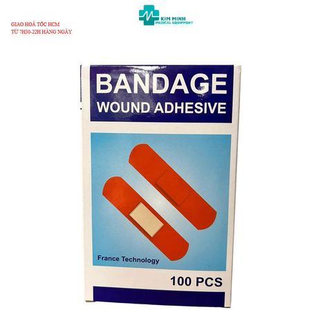 Băng Cá Nhân Y Tế Bandage - Hộp 100 Miếng Thấm Nước - Bảo Vệ Da Cho Sức Khỏe Hàng Ngày