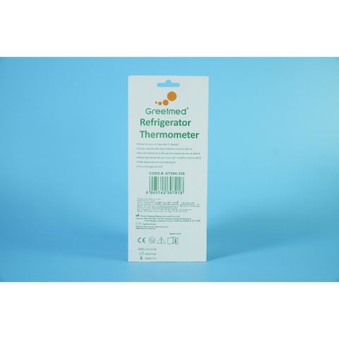 Nhiệt Kế Tủ Lạnh Greetmed - Đo Nhiệt Độ Chính Xác -30 đến 40 Độ C, Dễ Dàng Sử Dụng, Phù Hợp Cho Tủ Lạnh và Tủ Đông