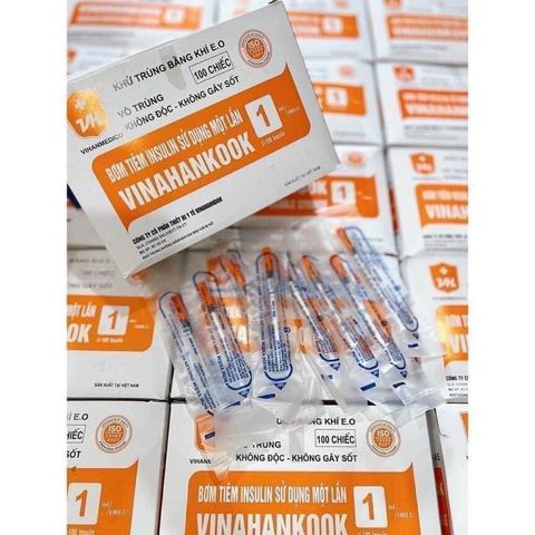Kim Tiêm Insulin Sử Dụng Một Lần Vinahankook 1cc (10 Cây) - Thiết Bị Y Tế Tiểu Đường Vô Trùng Dùng Trong Thẩm Mỹ Spa