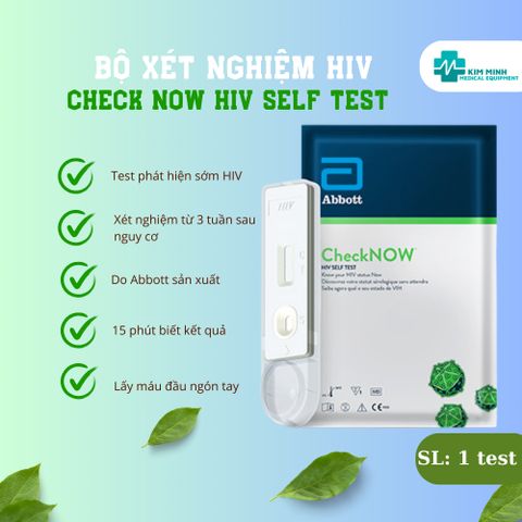 Kit Thử Nhanh HIV Tại Nhà - Kết Quả Chính Xác 99% - Hàng Chính Hãng, Giao Hỏa Tốc Tại TP.HCM