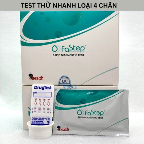 Que thử ma túy tổng hợp 4 và 5 chân Fastep - Bộ test nhanh an toàn hiệu quả trong 5 phút, phát hiện chất gây nghiện tại nhà.