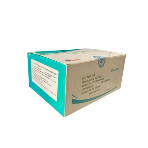 Que Thử Ma Túy 4 Chân Fastep - Bộ 25 Test và 25 Cốc Kiểm Tra Chất Gây Nghiện - Phát Hiện Đá, Cần Sa, Lắc, Morphi.ne