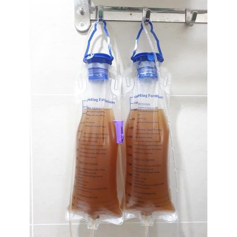 Combo Túi Thải Độc Đại Tràng 1200ml - Thực Hiện Thụt Tháo Café Enema Tại Nhà, Giúp Detox Ruột Hiệu Quả