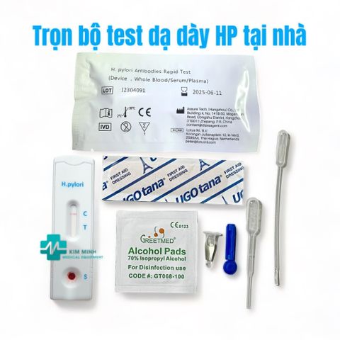 Que Test Nhanh Viêm Loét Dạ Dày H. Pylori Ab - Kit Xét Nghiệm Tại Nhà FASTEP MỸ, Dễ Dàng Sử Dụng, Kết Quả Nhanh Chóng