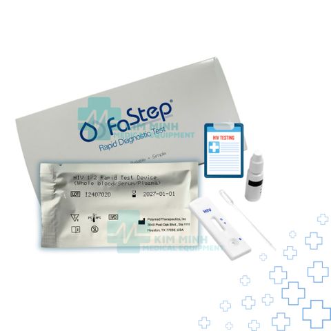 Kit Thử HIV Fastep USA 20 Test Dạng Tách Lẻ - Xét Nghiệm Nhanh HIV 1/2 Chính Hãng, Thời Hạn Đến 2027