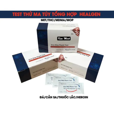 Que Thử Ma Túy Tổng Hợp 4 Chân Healgen USA - Phát Hiện Nhanh Nhiều Nhóm Ma Túy Chính Hãng, Đáng Tin Cậy