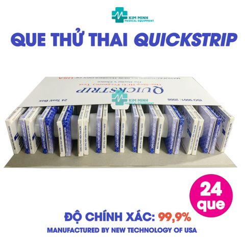 Combo 10 Que Thử Thai QUICKSTRIP - Dụng Cụ Thử Thai Chính Xác, Nhanh Chóng, Công Nghệ USA, Phát Hiện Thai Sớm Tại Nhà