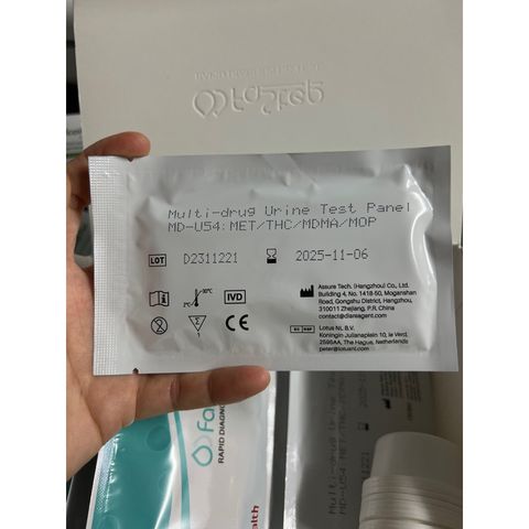 Combo 10 Que Test Ma Túy Tổng Hợp 4 Chân - Phát Hiện Đá, Cần Sa, Thuốc Lắc, Cocain - Kết Quả Nhanh và Chính Xác