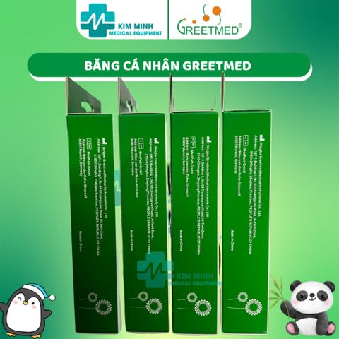 Băng cá nhân Cute Greetmed hình thú - Hộp 100 miếng tiện lợi, an toàn cho trẻ em và người lớn, thiết kế đáng yêu và tươi sáng.