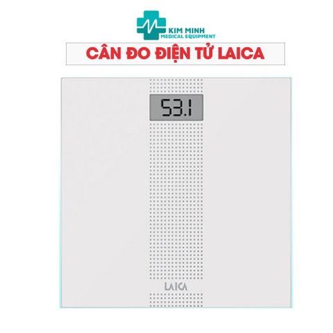 Cân điện tử LAICA PS1054 - Cân sức khỏe gia đình chính xác 180kg, màn hình rõ nét, thiết kế hiện đại, bảo hành 12 tháng
