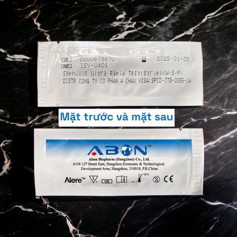 Hộp 50 Que Thử Giang Mai Abon - Thiết Bị Y Tế Phát Hiện Bệnh Giang Mai Tại Nhà, Kết Quả Nhanh, Độ Nhạy Cao