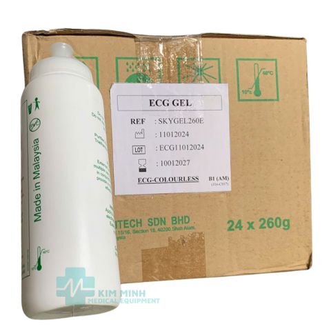 Thùng 24 chai Gel Điện Tim ECG Sky 260g - Gel Siêu Âm Cho Máy Nâng Cơ - Sản Phẩm Chăm Sóc Sức Khỏe, Giao Hỏa Tốc HCM