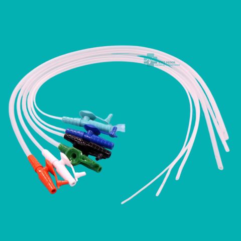 Hộp 100 sợi dây hút đàm nhớt Greetmed/Sintrue Fr12, ống mềm y tế cho đường hô hấp, sử dụng 1 lần, thoải mái cho bệnh nhân