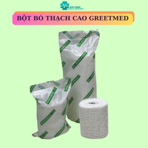 Bột bó thạch cao Greetmed P.O.P BANDAGE - Băng bó y tế hỗ trợ gãy xương, trật khớp cho mọi kích cỡ, sẵn sàng sử dụng