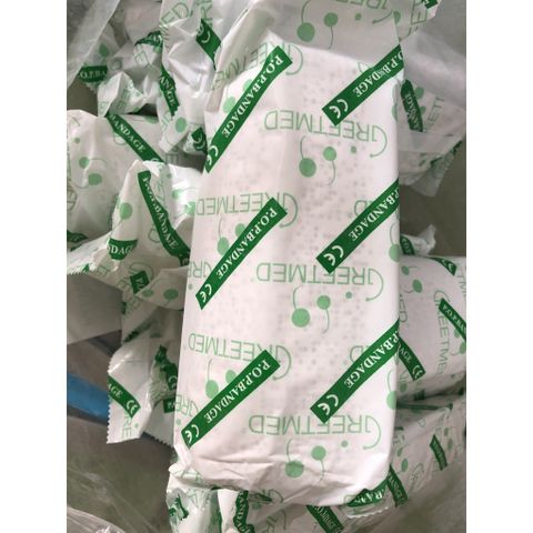 Bột bó thạch cao Greetmed P.O.P BANDAGE - Băng bó y tế hỗ trợ gãy xương, trật khớp cho mọi kích cỡ, sẵn sàng sử dụng