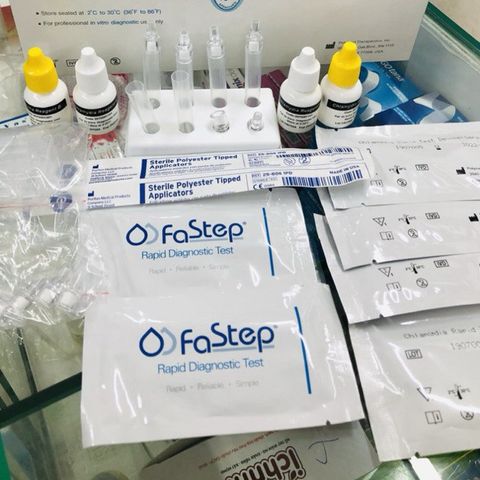 Kit Thử Nhanh Viêm Nhiễm Nấm Chlamydia Fastep - Hộp 20 Test Chẩn Đoán Bệnh Hoa Liễu, Kết Quả Trong 10 Phút
