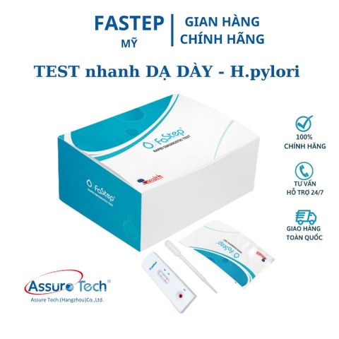 Hộp Que Thử Dạ Dày Kháng Nguyên H.pylori - Bộ Xét Nghiệm Tại Nhà Không Xâm Lấn, Đơn Giản và Nhanh Chóng