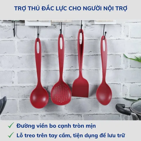 Xẻng Nấu Ăn Tramontina 30cm Nhựa PA An Toàn, Chịu Nhiệt 180°C - Dụng Cụ Gia Dụng Nhà Bếp Chất Lượng Từ Brazil 25160