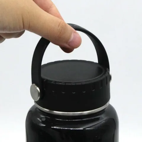 Bình Giữ Nhiệt Lock&Lock LHC4163BLK 900ml Màu Đen Có Tay Xách - Thiết Kế Sang Trọng, Chất Liệu Thép Không Gỉ