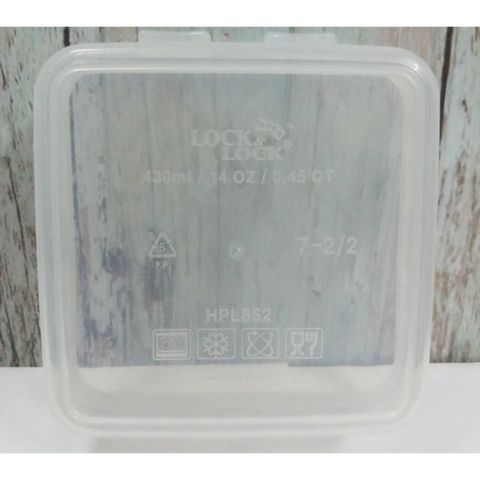 Hộp Bảo Quản Thực Phẩm LocknLock Classic Hình Vuông 430ml - Đựng Thực Phẩm Tươi Sống, An Toàn, Thiết Kế Sang Trọng