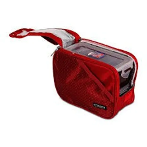 Bộ Hộp Cơm  Gồm 2 Hộp Và Túi, Thìa, Dĩa LocknLock HPL762DR - Hàng Chính Hãng