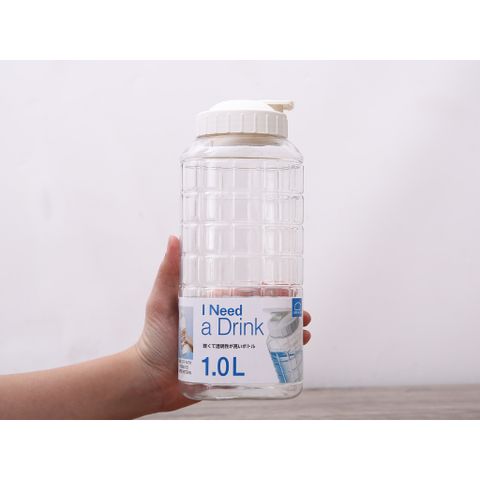 Bình Đựng Nước Lock&Lock HAP810 - Nhựa PET An Toàn 1L Cho Văn Phòng, Bàn Làm Việc, Tủ Lạnh - Đồ Gia Dụng Cao Cấp