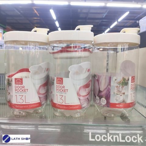 Hộp Muối Dưa Cà Có Nén LocknLock - Hộp Đựng Thực Phẩm Ngâm Hoa Quả 1.3L, Nhựa PET, Dễ Dàng Sử Dụng Trong Tủ Lạnh