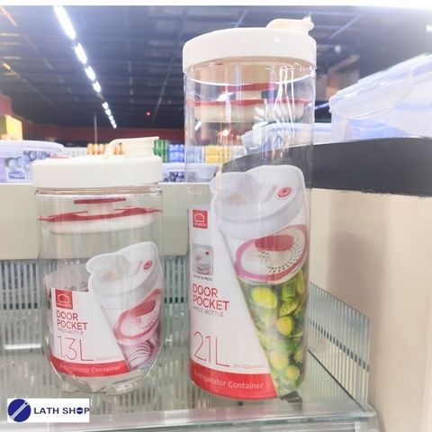 Hộp Muối Dưa Cà Có Nén LocknLock - Hộp Đựng Thực Phẩm Ngâm Hoa Quả 1.3L, Nhựa PET, Dễ Dàng Sử Dụng Trong Tủ Lạnh