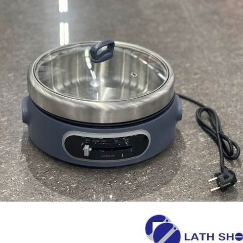 Nồi Lẩu Điện Đa Năng LocknLock 4L - Nấu Lẩu, Nướng, Xào, Hầm Công Suất 1300-1500W, Khay Inox Chống Dính, Bảo Hành 24 Tháng