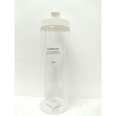 Bình Đựng Nước LocknLock Nhựa PET HAP814 1.5L - An Toàn, Bền Bỉ, Nắp Trắng/Xám, Chất Liệu Không BPA, Dành Cho Tủ Lạnh