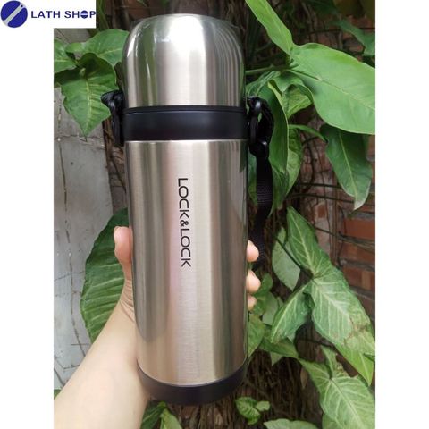 Bình Giữ Nhiệt LocknLock 1000ml - Dễ Dàng Chuyển Đổi Thành Cốc Uống, Thiết Kế Tiện Dụng, Chất Liệu Thép Không Gỉ