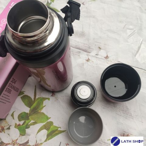 Bình Giữ Nhiệt LocknLock 1000ml - Dễ Dàng Chuyển Đổi Thành Cốc Uống, Thiết Kế Tiện Dụng, Chất Liệu Thép Không Gỉ