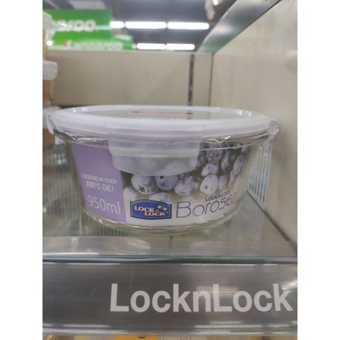 Hộp Thủy Tinh Chịu Nhiệt Lock&lock OvenGlass Hình Tròn 950ml - An Toàn, Tiện Lợi, Đẹp Mắt Cho Bảo Quản Thực Phẩm