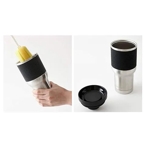 Cốc Giữ Nhiệt Lock&Lock Cylinder Tumbler LHC4144SLV 550ml - Hàng Chính Hãng