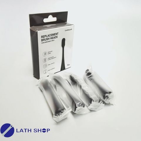 Bàn Chải Đánh Răng Điện LocknLock ENR636BLK - 6 Chế Độ, 3 Đầu Chải Chăm Sóc Răng Miệng Hiện Đại, Màu Đen Chính Hãng