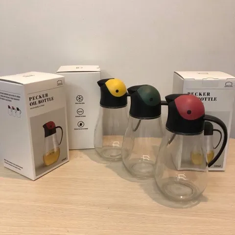 Bình Đựng Dầu Ăn, Nước Mắm, Giấm LocknLock 550ml - Bình Thủy Tinh Có Nắp Mở Tự Động Chất Liệu An Toàn, Kiểu Dáng Gọn Nhẹ