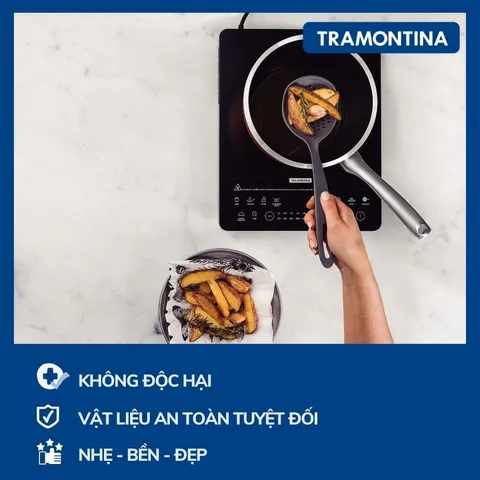 Muôi Vớt Tramontina 30cm Bằng Nhựa PA An Toàn, Chịu Nhiệt, Nhiều Màu Sắc - Dụng Cụ Nấu Ăn Tiện Lợi Cho Bếp Nhà Bạn