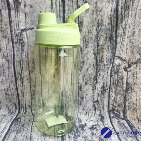 Bình Nước LocknLock 1.5L Active Có Quai Xách Nhựa PET An Toàn BPA FREE - Bình Uống Tiện Lợi Tím/Xanh