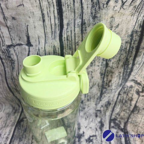 Bình Nước LocknLock 1.5L Active Có Quai Xách Nhựa PET An Toàn BPA FREE - Bình Uống Tiện Lợi Tím/Xanh