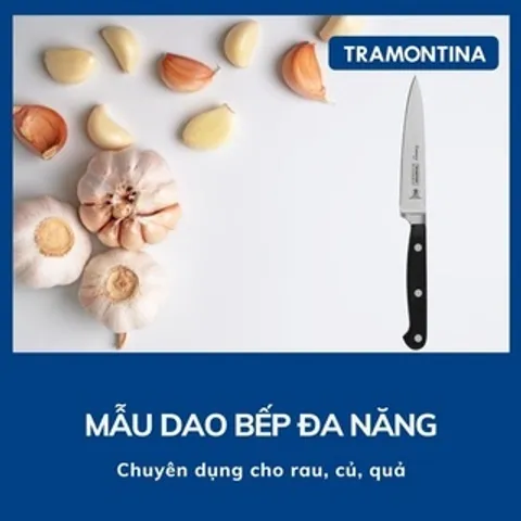 Dao Gọt Hoa Quả Tramontina Century 10cm - Thép Khô Không Gỉ Cao Cấp Sản Xuất Tại Brazil, Tay Cầm Chắc Chắn, Dụng Cụ Bếp Chất Lượng