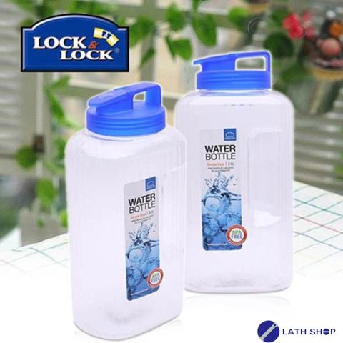 Bình Nước Aqua Lock&Lock 2.6L HAP739 - Nắp Trắng/Xanh, Chất Liệu An Toàn, Hàng Chính Hãng, Dễ Cầm Nắm, Dụng Cụ Gia Dụng Tiện Lợi