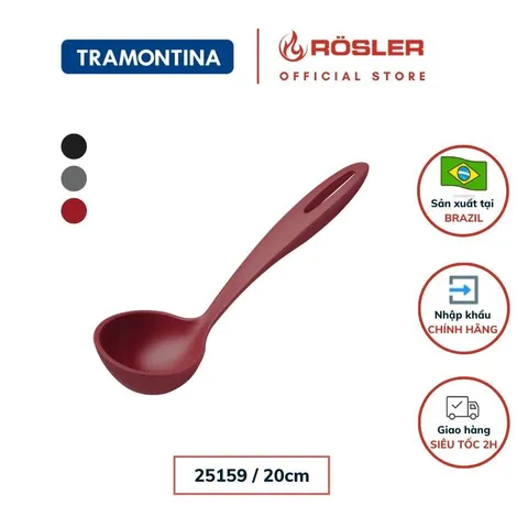 Muôi Múc Canh Nhỏ Tramontina 20cm - Nhựa PA Chịu Nhiệt Cao Cấp An Toàn, Nhập Khẩu Brazil - Dụng Cụ Nấu Ăn Tiện Dụng